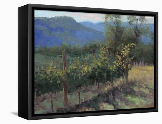 Vineyard On The Hill-Jill Schultz McGannon-Framed Stretched Canvas