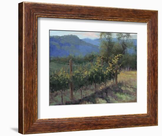 Vineyard On The Hill-Jill Schultz McGannon-Framed Art Print