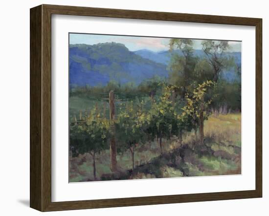 Vineyard On The Hill-Jill Schultz McGannon-Framed Art Print