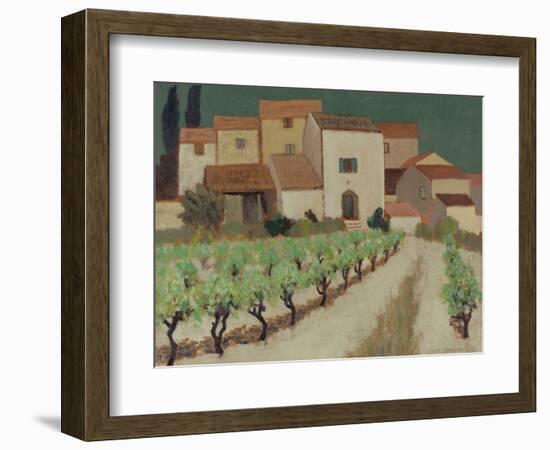 Vineyard, Provence-Eric Hains-Framed Giclee Print