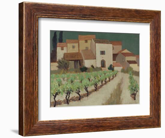 Vineyard, Provence-Eric Hains-Framed Giclee Print