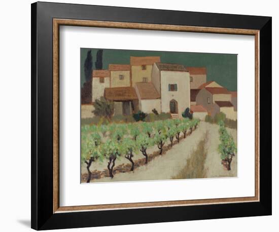 Vineyard, Provence-Eric Hains-Framed Giclee Print