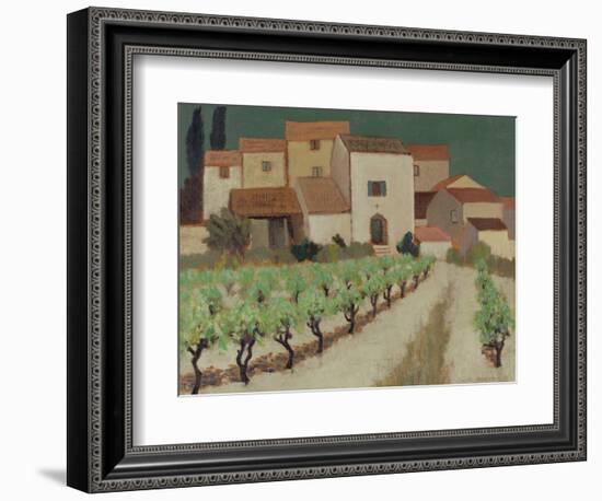 Vineyard, Provence-Eric Hains-Framed Giclee Print