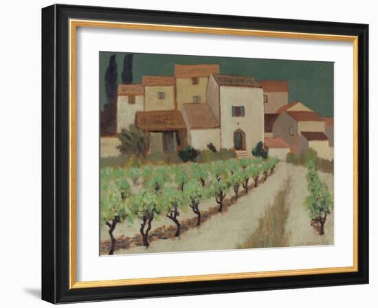 Vineyard, Provence-Eric Hains-Framed Giclee Print