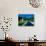 Vineyards and Chateau, Montreux, Switzerland-Peter Adams-Photographic Print displayed on a wall
