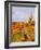 Vineyards and poplars in autumn-Herbert Kehrer-Framed Photographic Print