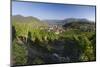 Vineyards and View at Spitz with the Danube, Austria, Wachau, Spitz at the Danube-Volker Preusser-Mounted Photographic Print