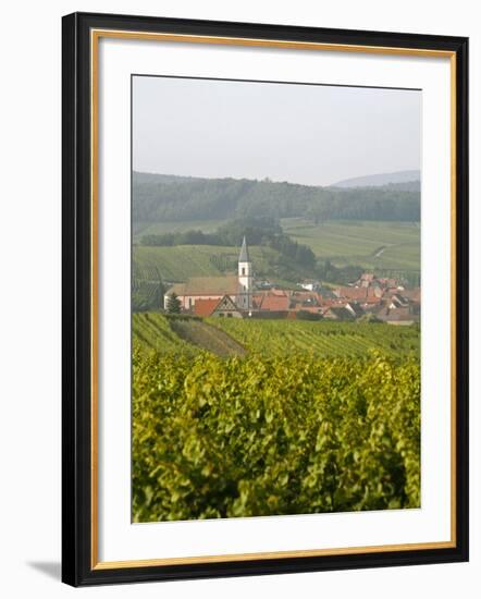 Vineyards and Villages Along the Wine Route, Alsace, France, Europe-Yadid Levy-Framed Photographic Print