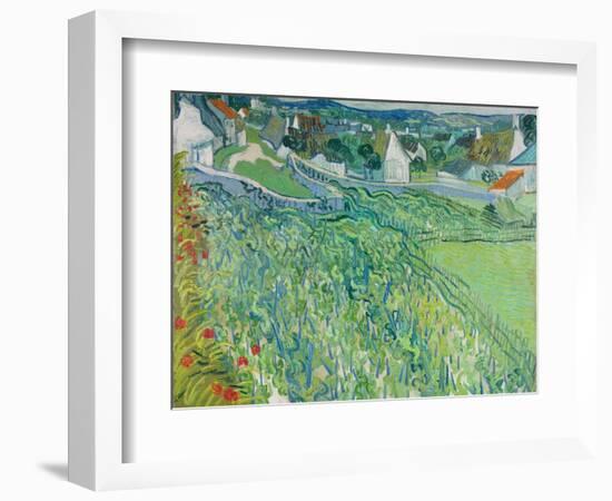 Vineyards at Auvers, June 1890-Vincent van Gogh-Framed Giclee Print