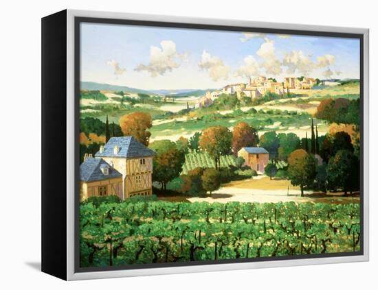 Vineyards of Provence-Max Hayslette-Framed Premier Image Canvas