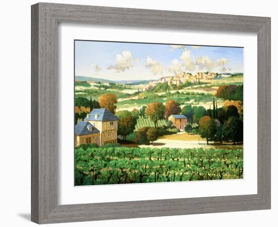 Vineyards of Provence-Max Hayslette-Framed Giclee Print