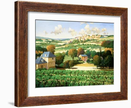 Vineyards of Provence-Max Hayslette-Framed Giclee Print