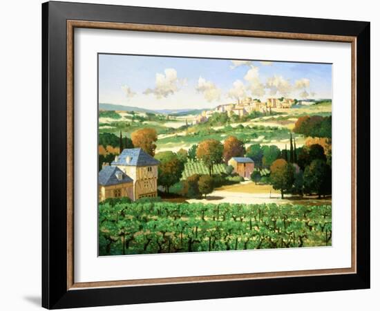 Vineyards of Provence-Max Hayslette-Framed Giclee Print