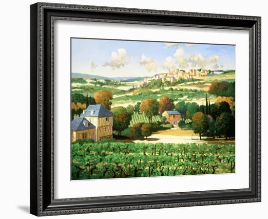 Vineyards of Provence-Max Hayslette-Framed Giclee Print