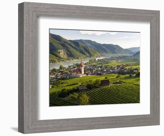 Vineyards of Weissenkirchen In The Wachau, Austria-Martin Zwick-Framed Photographic Print