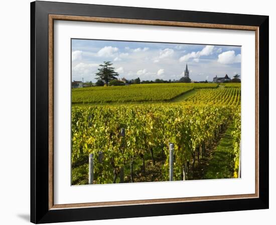 Vineyards, St. Emilion, Gironde, France, Europe-Robert Cundy-Framed Photographic Print