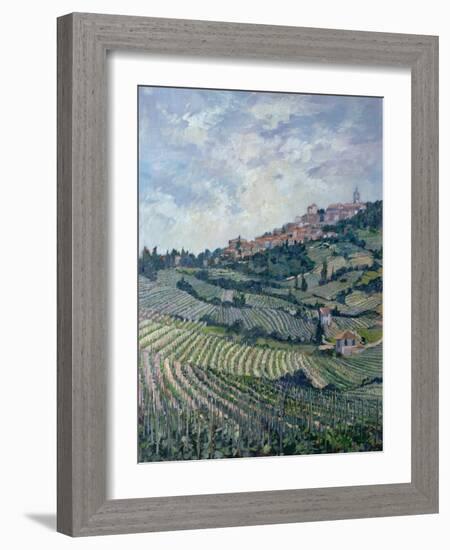 Vineyards, Tuscany-Rosemary Lowndes-Framed Giclee Print