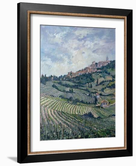 Vineyards, Tuscany-Rosemary Lowndes-Framed Giclee Print