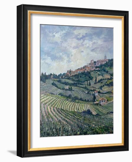 Vineyards, Tuscany-Rosemary Lowndes-Framed Giclee Print