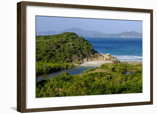 Vinh Hy Bay, Nui Cha National Park, Ninh Thuan Province, Vietnam, Indochina, Southeast Asia, Asia-Nathalie Cuvelier-Framed Photographic Print