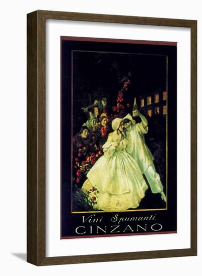 Vini Spumanti Cinzano-null-Framed Giclee Print