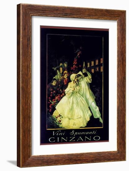 Vini Spumanti Cinzano-null-Framed Giclee Print