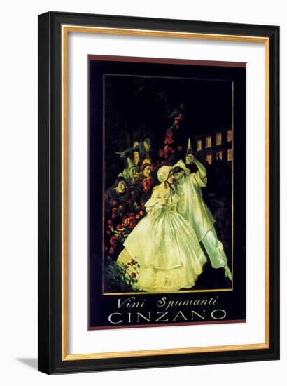 Vini Spumanti Cinzano-null-Framed Giclee Print