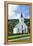 Vinje Church with Red Door and Forest of Trees, Vinje, Norway-Bill Bachmann-Framed Premier Image Canvas