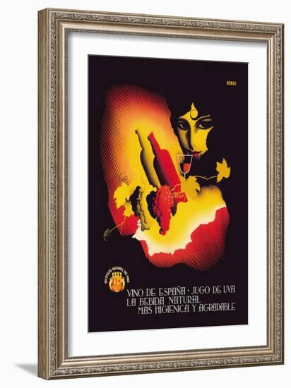 Vino de Espana-Josep Renau Montoro-Framed Art Print