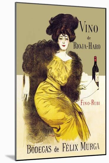 Vino de Rioja-Haro-Ramon Casas-Mounted Art Print