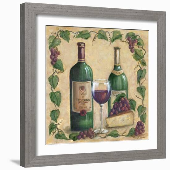 Vino Di Tuscana-Marilyn Dunlap-Framed Art Print