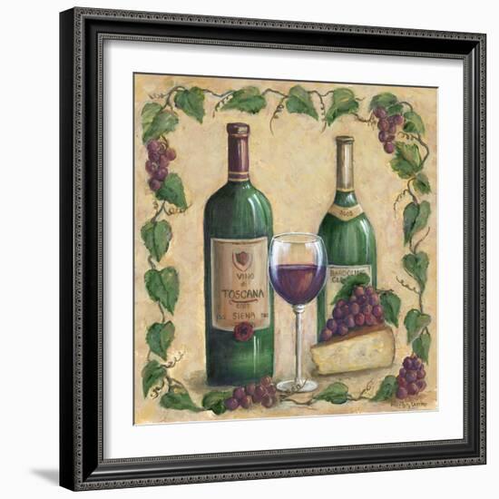 Vino Di Tuscana-Marilyn Dunlap-Framed Art Print