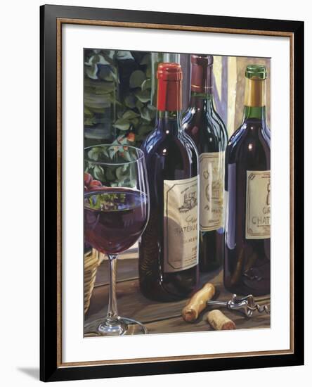 Vino II-Moss-Framed Giclee Print