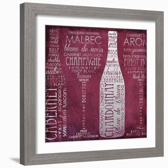 Vino Lingo II-Paul Brent-Framed Art Print