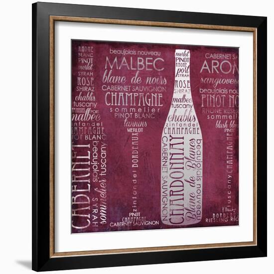 Vino Lingo II-Paul Brent-Framed Art Print