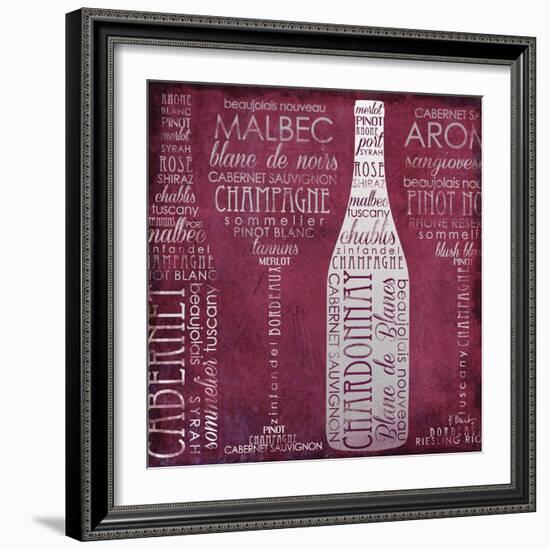 Vino Lingo II-Paul Brent-Framed Art Print