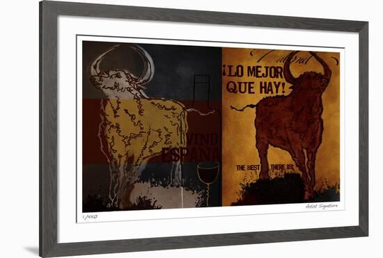 Vino Torro I-Mj Lew-Framed Giclee Print