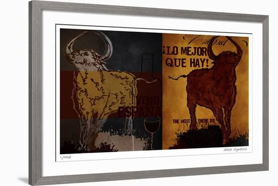 Vino Torro I-Mj Lew-Framed Giclee Print