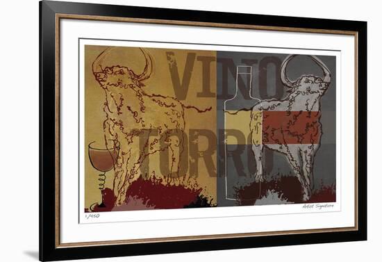 Vino Torro II-Mj Lew-Framed Giclee Print