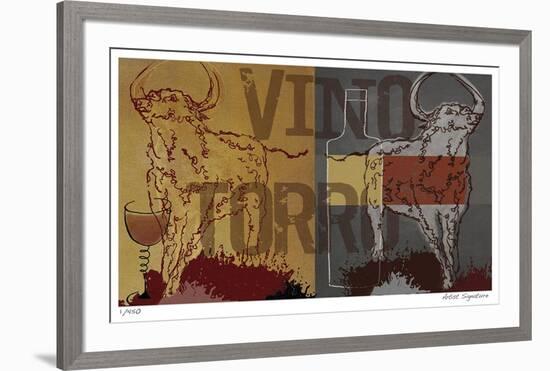 Vino Torro II-Mj Lew-Framed Giclee Print