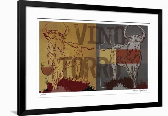 Vino Torro II-Mj Lew-Framed Giclee Print