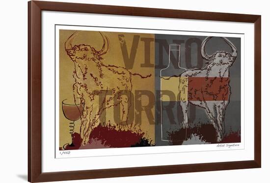 Vino Torro II-Mj Lew-Framed Giclee Print