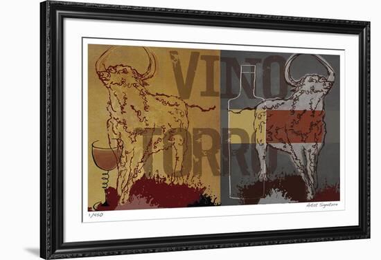 Vino Torro II-Mj Lew-Framed Giclee Print