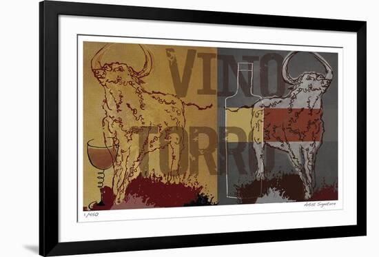 Vino Torro II-Mj Lew-Framed Giclee Print