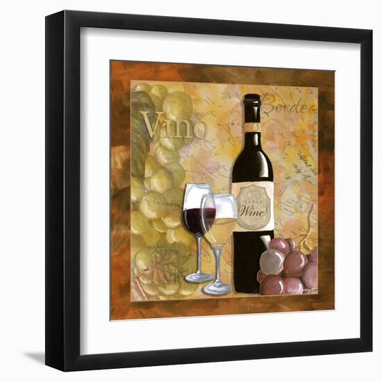 Vino Wine Grapes-Megan Aroon Duncanson-Framed Art Print