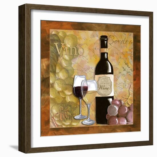 Vino Wine Grapes-Megan Aroon Duncanson-Framed Premium Giclee Print