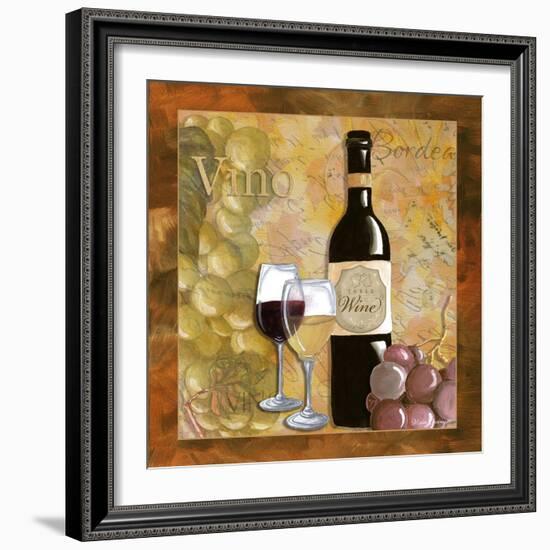 Vino Wine Grapes-Megan Aroon Duncanson-Framed Premium Giclee Print