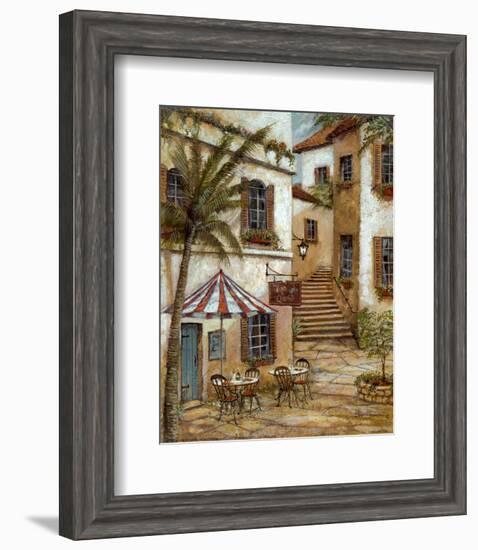 Vino y Queso-Ruane Manning-Framed Art Print