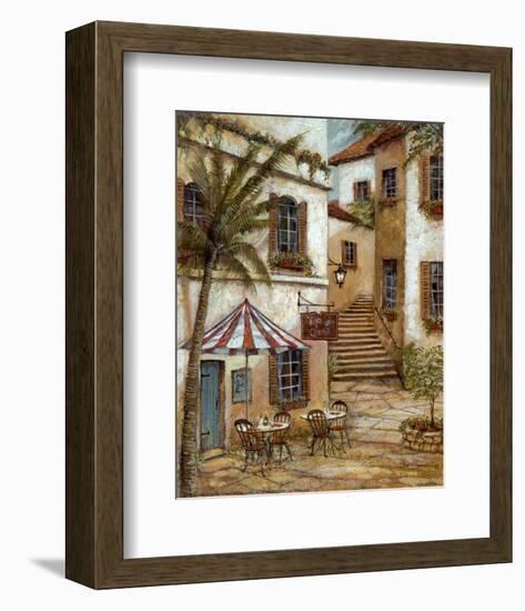 Vino y Queso-Ruane Manning-Framed Art Print