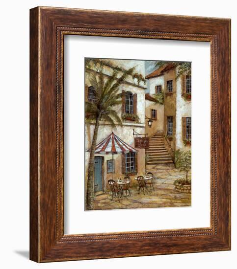 Vino y Queso-Ruane Manning-Framed Art Print